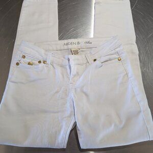 Arden B women's skinny jeans white size 2